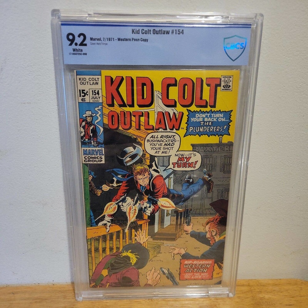 kid colt outlaw #154 9.2
